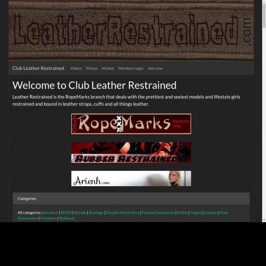 clubleatherrestrained.com