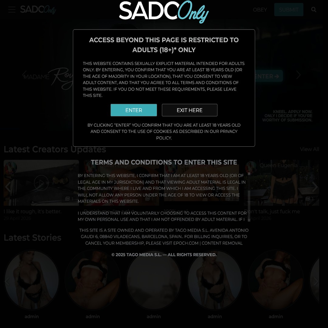 sadoonly.com passwords